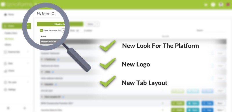 New look for the Kizeo Forms platform